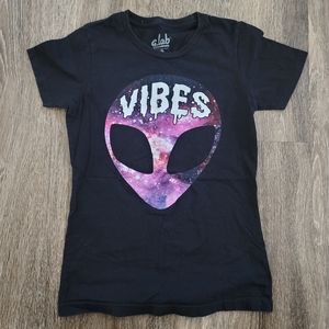 A.Lab Alien Galaxy Vibes Graphic T-Shirt